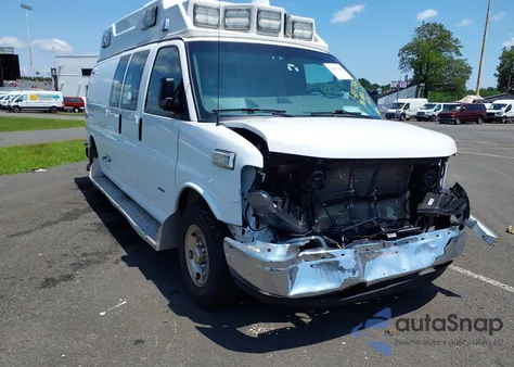2016 Chevrolet Express G3500 Diesel z USA, uszkodzony, nr VIN 1GBZGHCL6G1138190